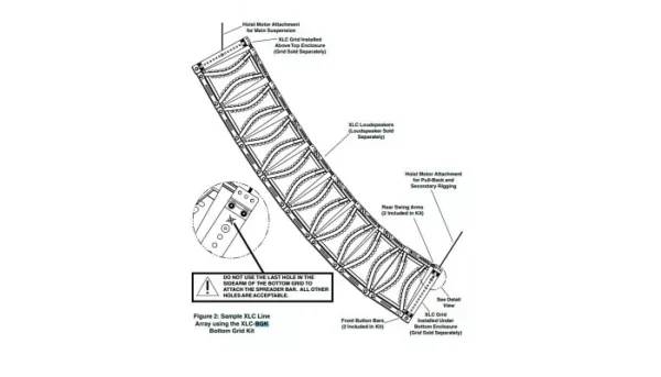 Нижня рама лінійного масиву Electro-Voice XLC BGK