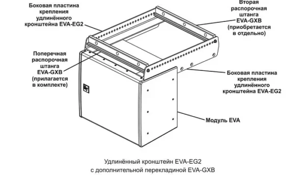 Кронштейн для підвісу лінійного масиву Electro-Voice EVA-EG2-WHT
