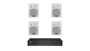 Комплект звуку DV audio LA604PB5W для приміщення до 80 м ?