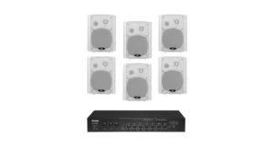 Комплект звуку DV audio LA906PB5W для приміщення до 160 м ?