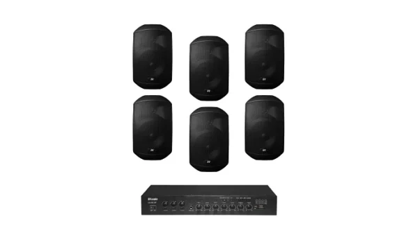 Комплект звуку DV audio LA906MS5B для приміщення до 120 м?