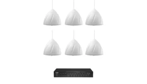 Комплект звуку DV audio LA906PS5W для приміщення до 120 м ?