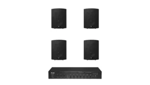 Комплект звуку DV audio LA604PB5B для приміщення до 80 м?
