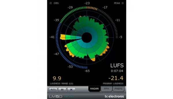 Програмне забезпечення TC Electronic LM5D Loudness Meter for TDM/Pro Tools