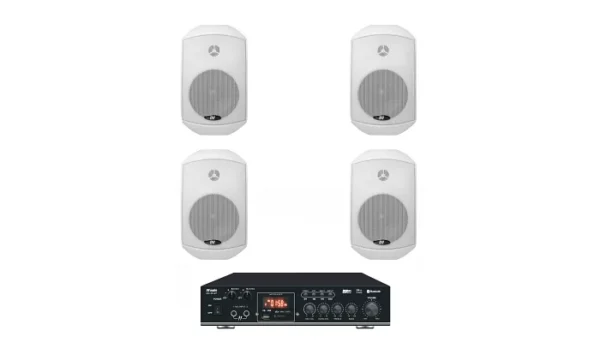 Комплект звуку DV audio MA404MS4W для приміщень до 60 м ?