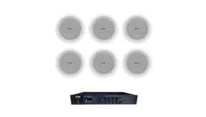 Комплект звуку DV audio LA1006C8 для приміщень 160м.кв