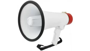 Мегафон з дальністю 1000 метрів TMG ER-55U (1MIC+MP3+USB+BT+REC+SD)