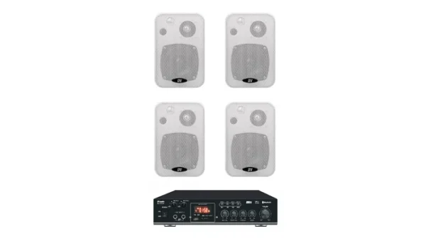 Комплект звуку DV audio MA404CON1W для приміщення до 80 м?