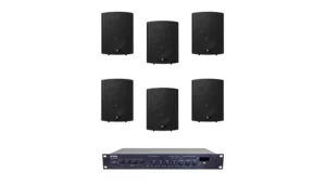 Комплект звуку DV audio LA1206PB5B для зони оповіщення до 160 м. кв.