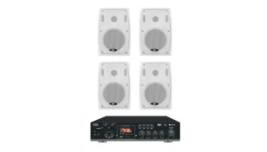 Комплект звуку DV audio MA404PB4W для приміщень до 80 м ?