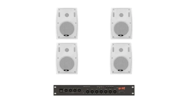 Комплект звуку DV audio LA804PB4W для приміщень до 120 м ?