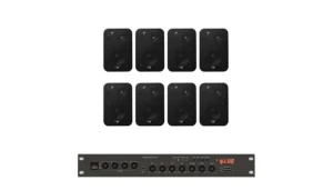 Комплект звуку DV audio LA1008CON1B для приміщень до 160 м?